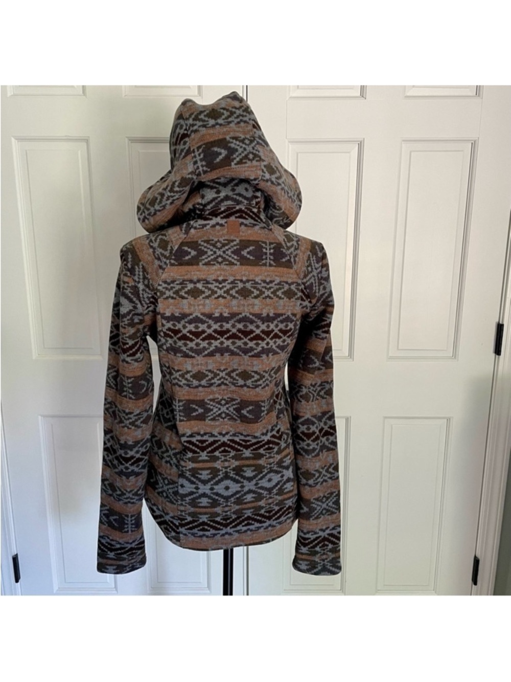 Sherpa Adventure Gear women's Lumbini full-zip hoodie Geometric Print Small - Picture 5 of 11